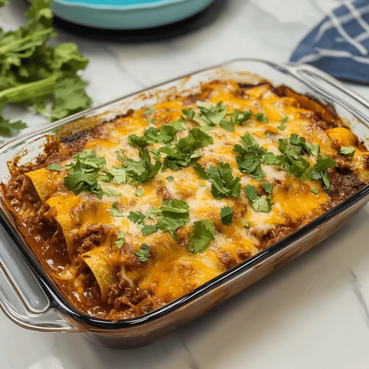 Beef Enchilada Casserole