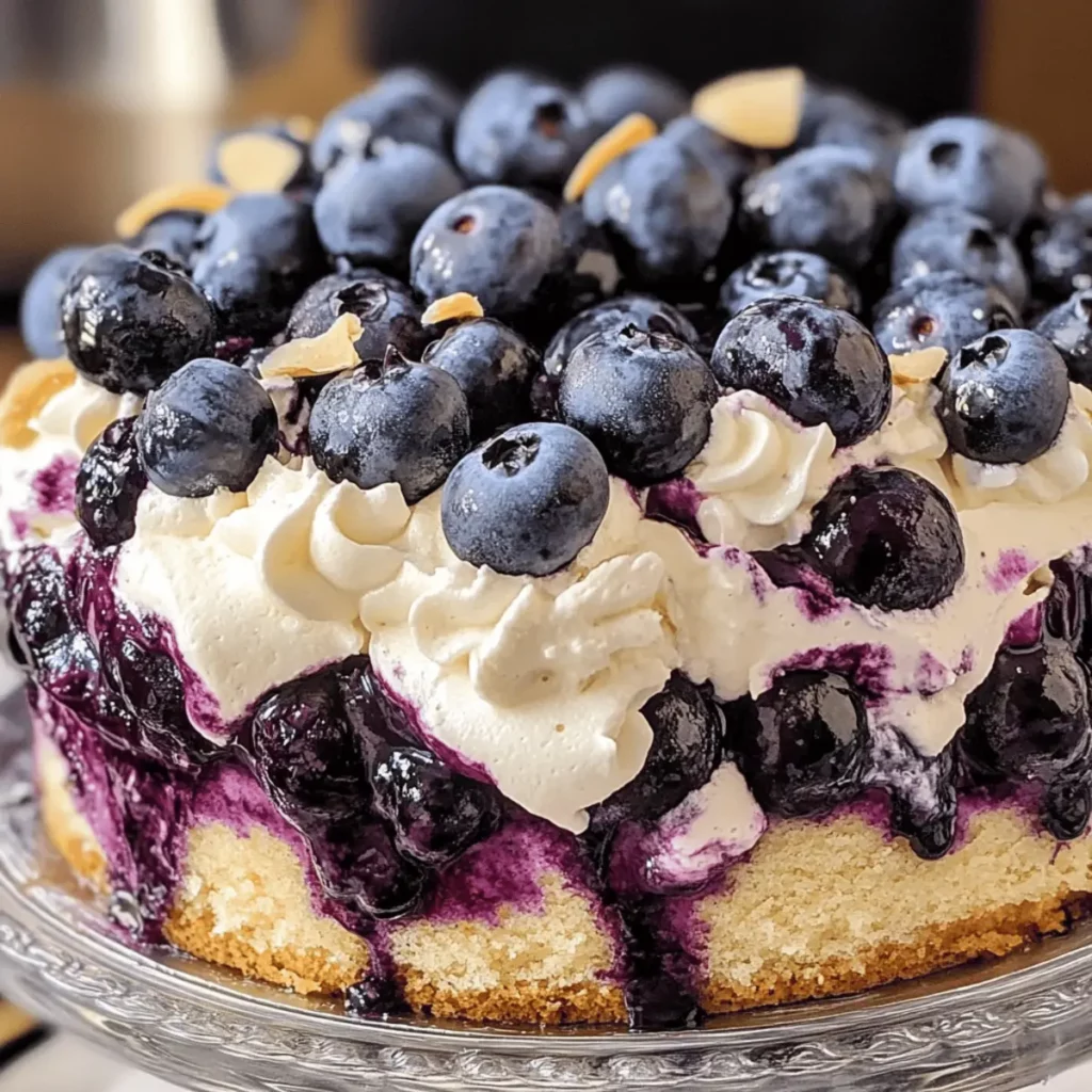 Blueberry Heaven on Earth Cake