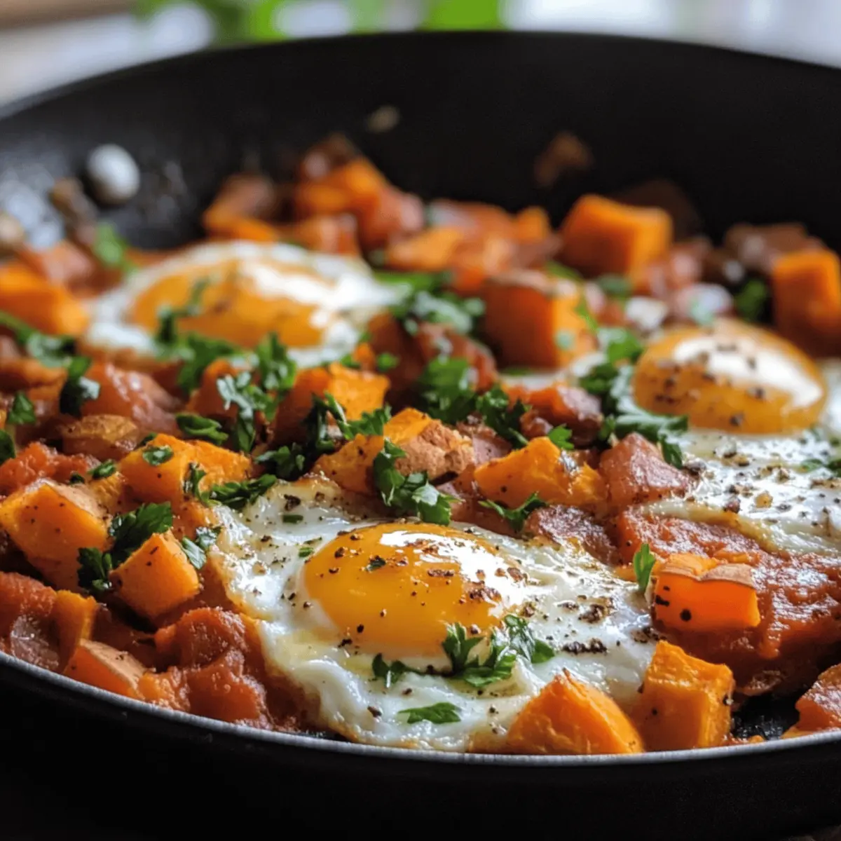 Breakfast Skillet with Sweet Potatoes