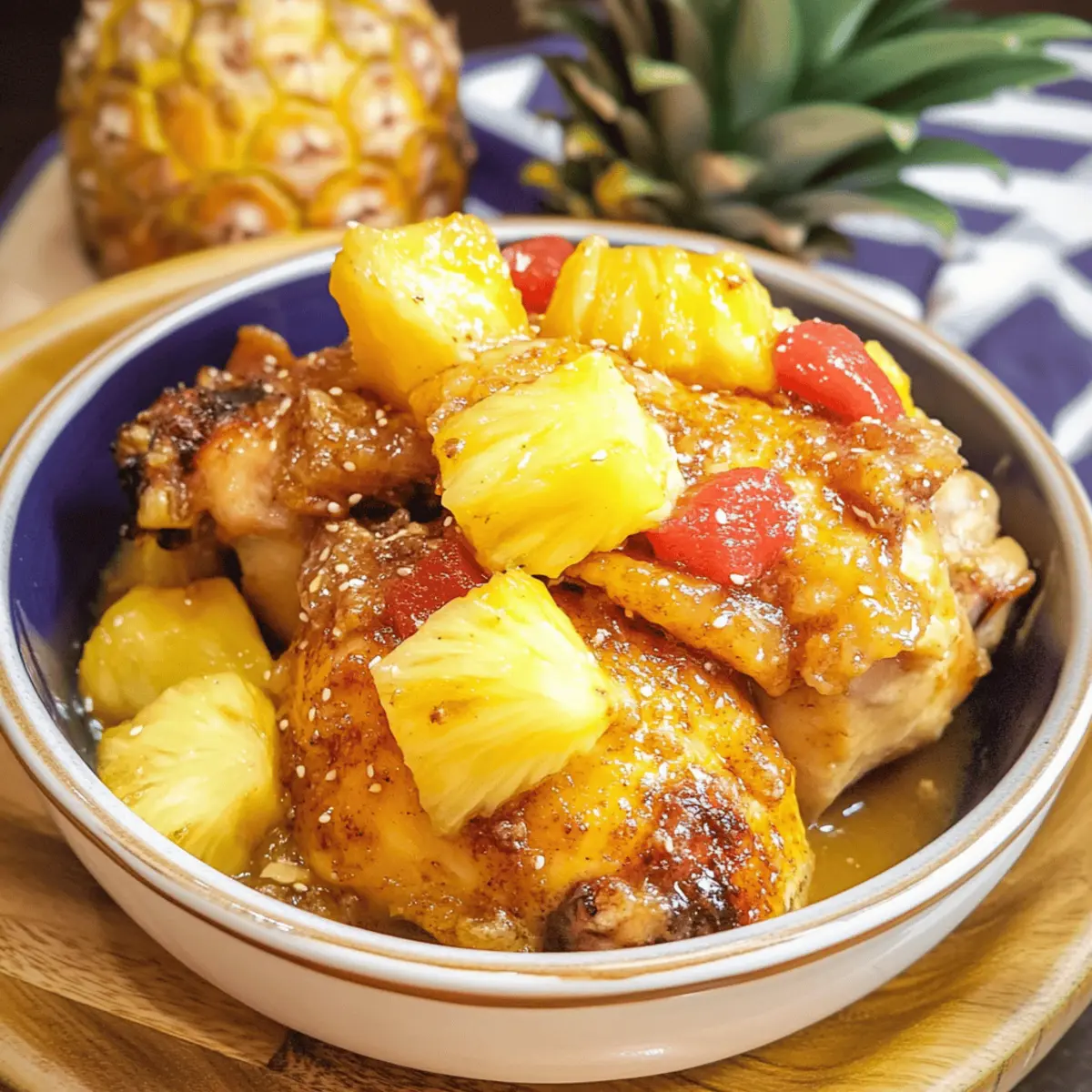 Crockpot Brown Sugar Pineapple Chicken