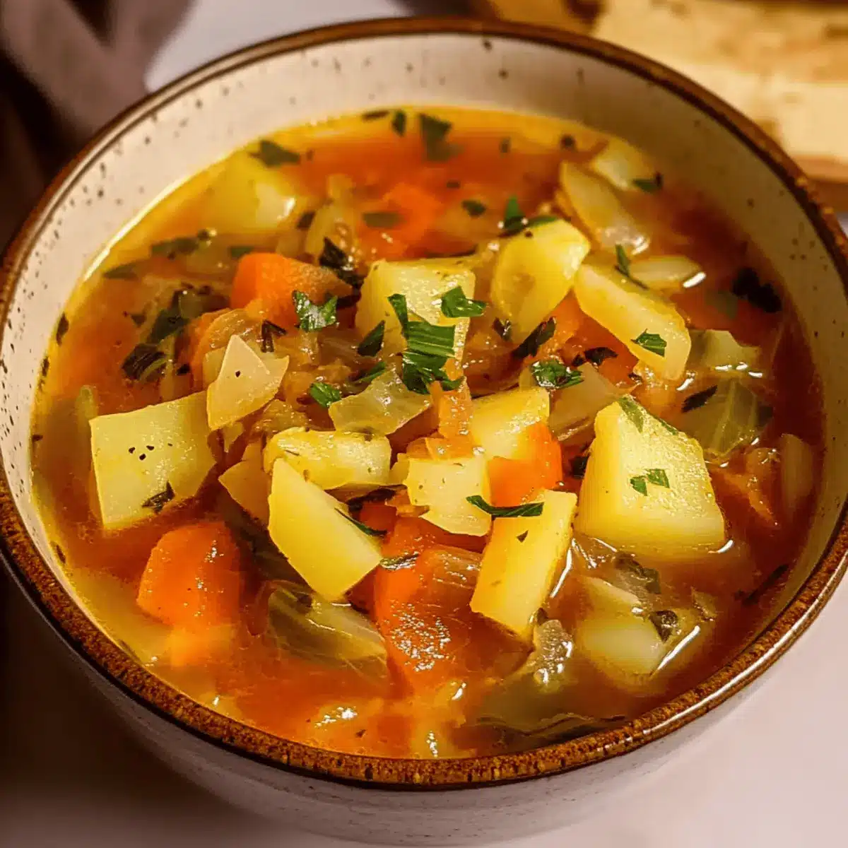 Detox Cabbage Potato Soup