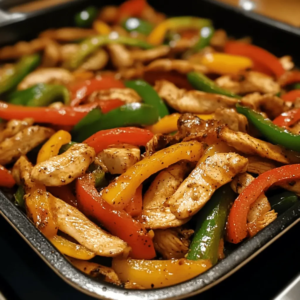 Easy Chicken Fajitas