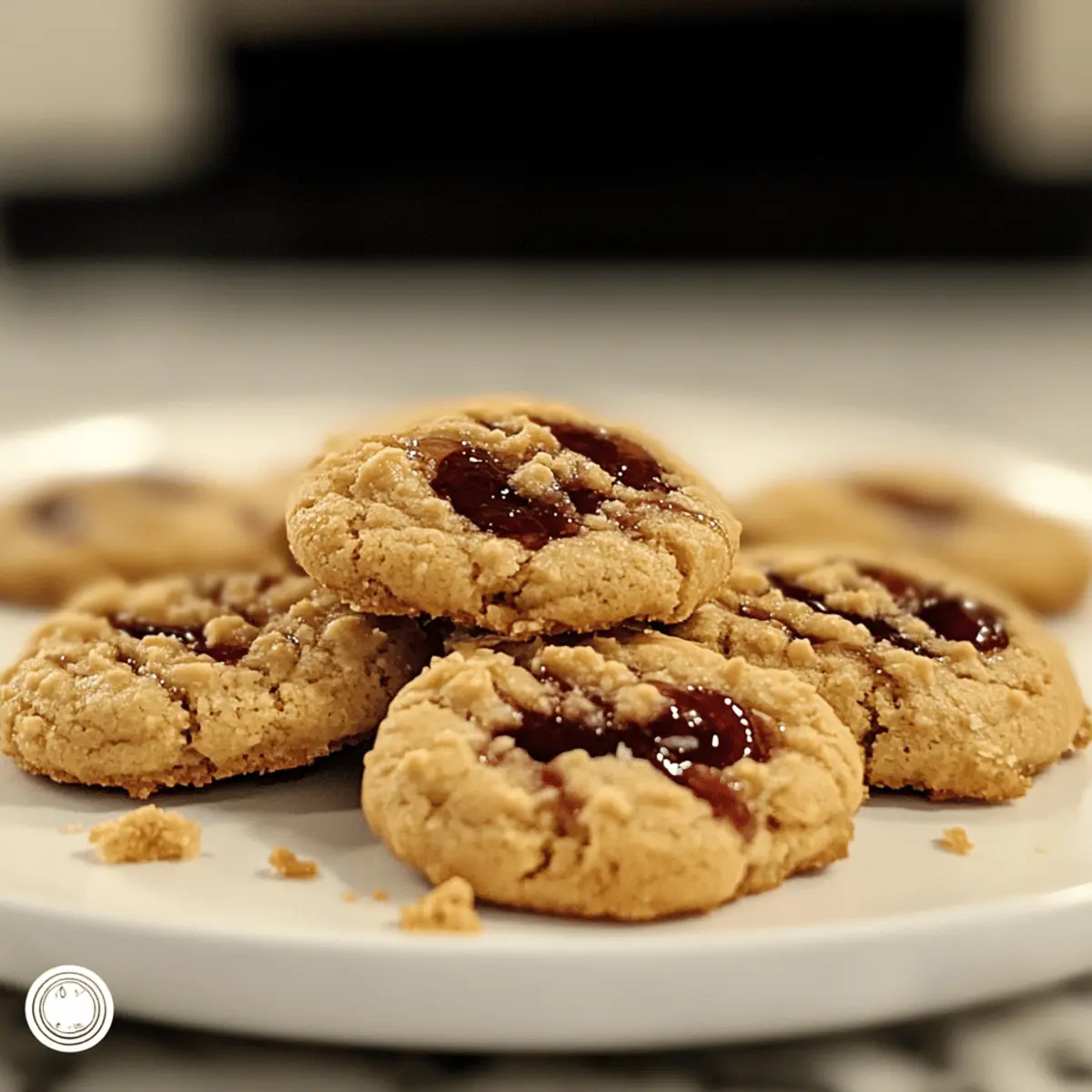 Easy Peanut Butter and Jelly Cookies
