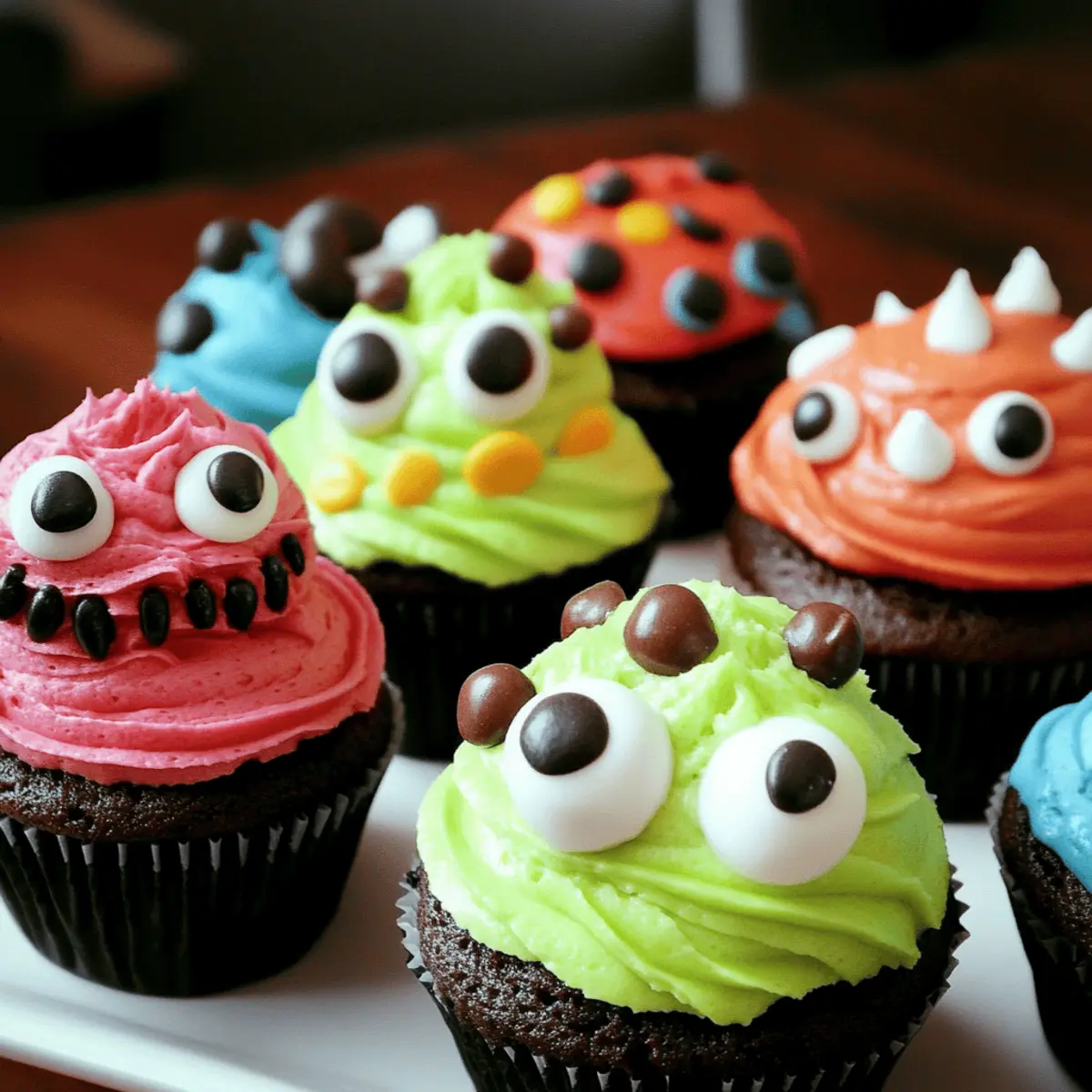 Monster Cupcakes