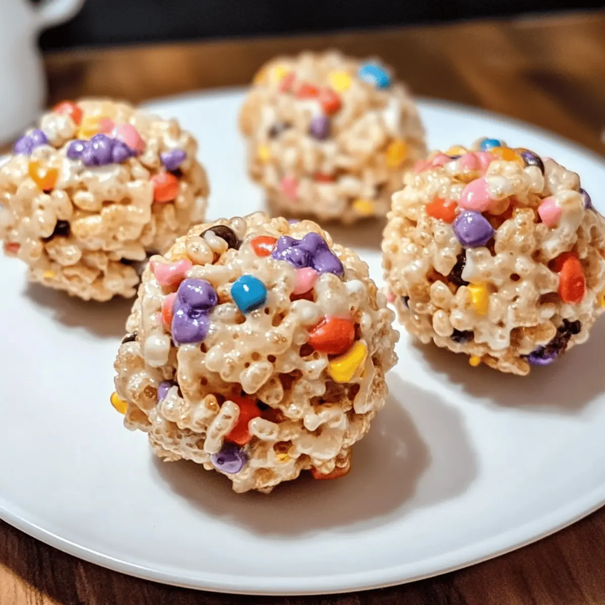 Monster Rice Krispie Treat Balls