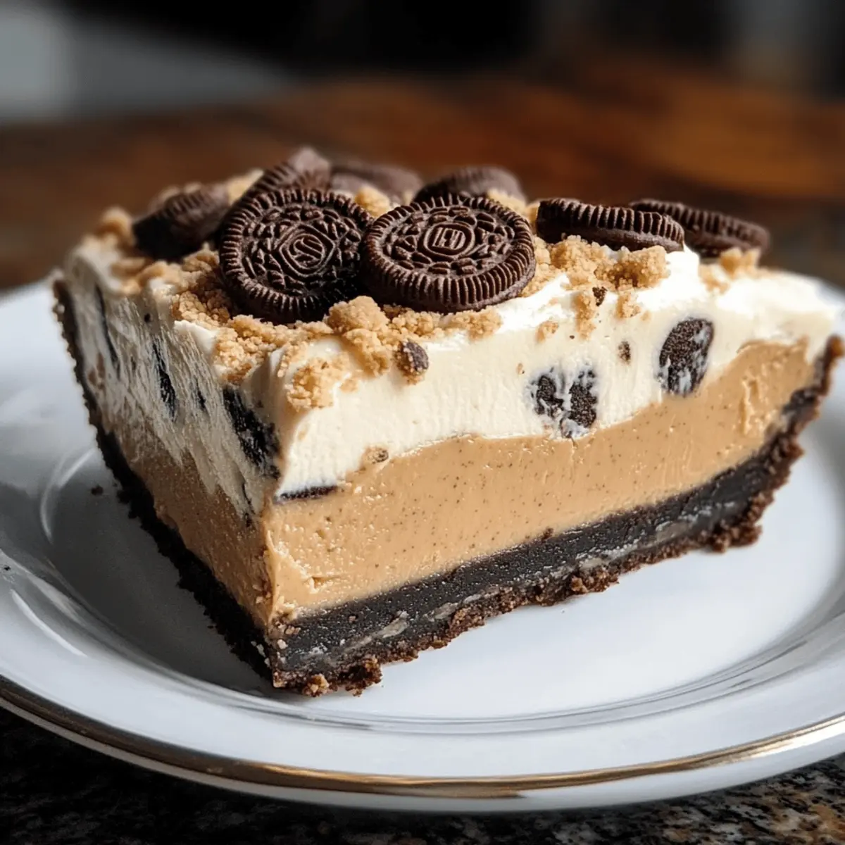 No-Bake Oreo Peanut Butter Pie