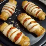 Pizza Roll Ups Mummy Snacks