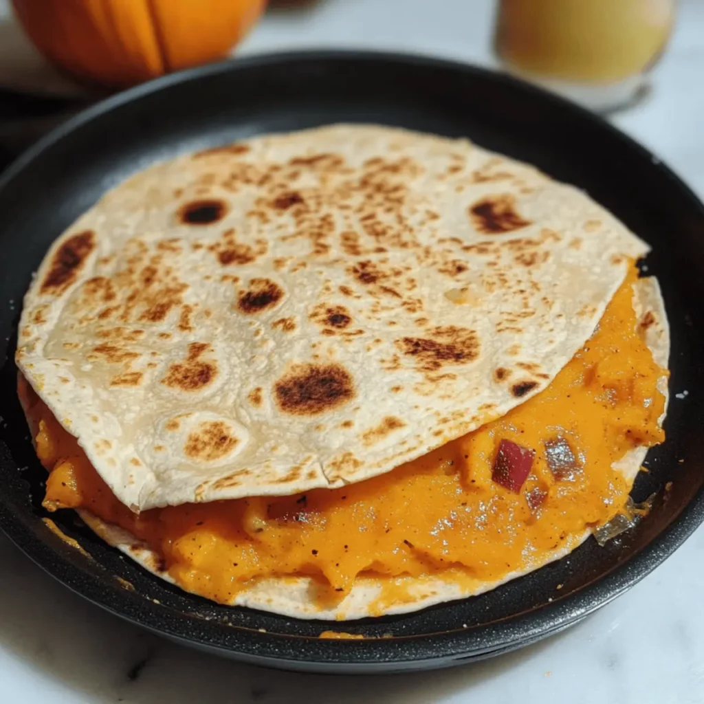 Pumpkin Quesadilla