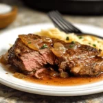 Slow Cooker Ribeye Steak