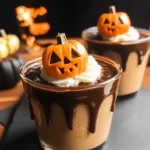 Vegan Halloween Pudding Cups