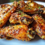 Amazing Crispy Baked Ranch Chicken Wings