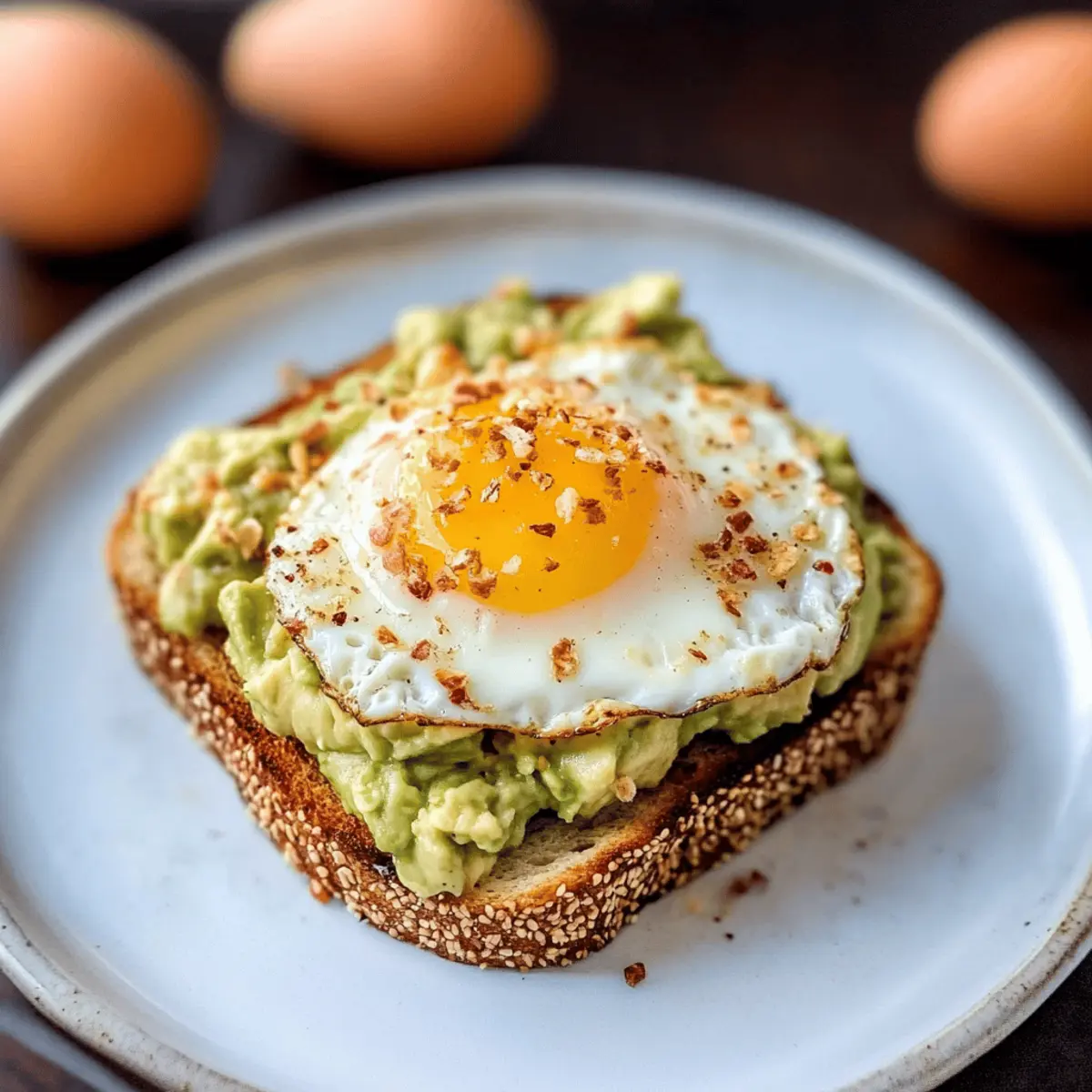 Avocado Toast with Egg