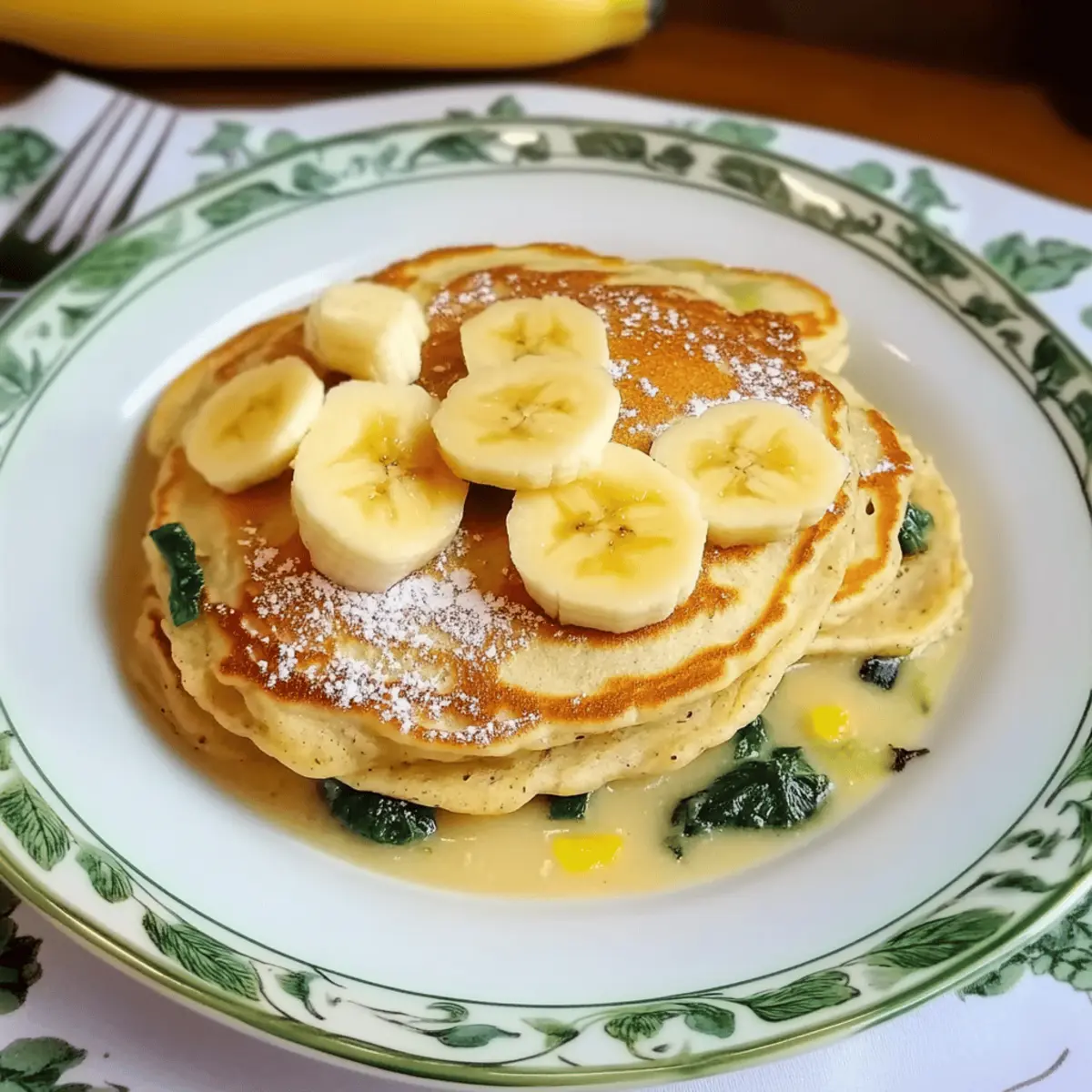 Banana Oat Pancakes