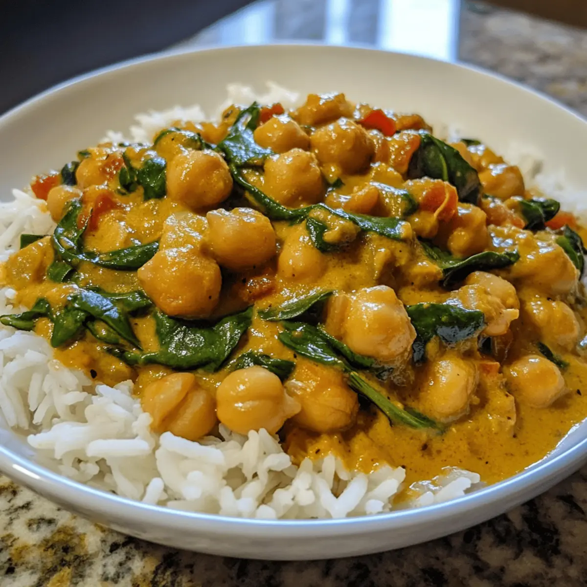 Chickpea Spinach Curry