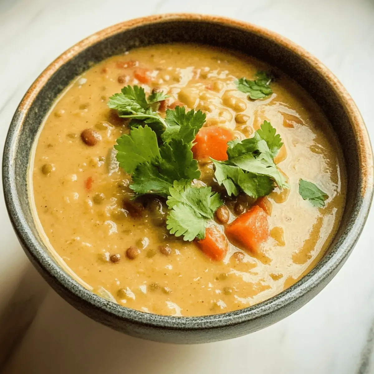 Coconut Curry Lentil Soup
