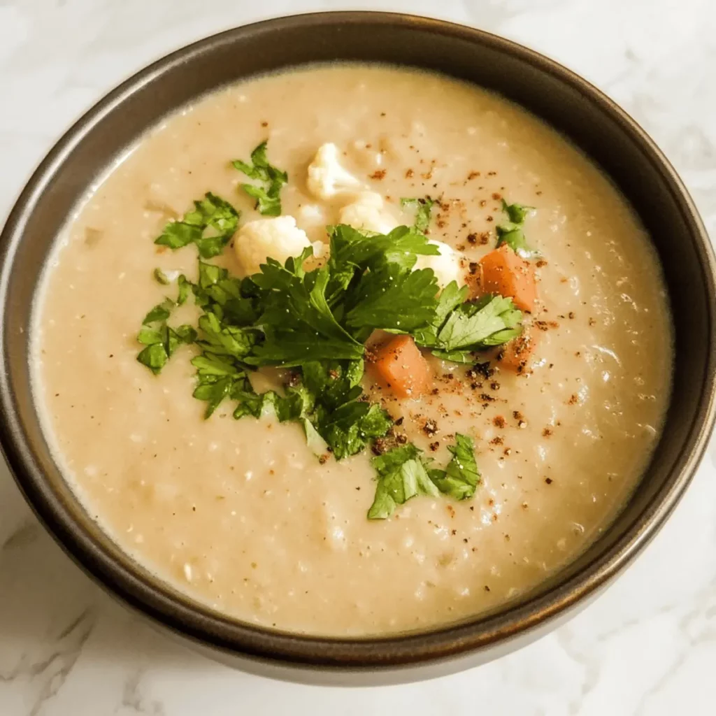 Creamy Cauliflower Soup