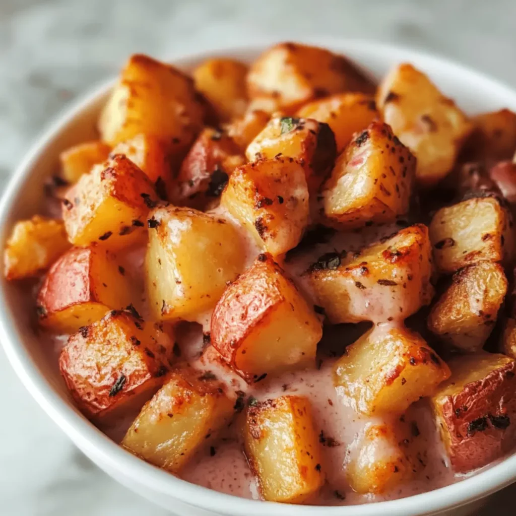 Crispy Roasted Potato Cubes