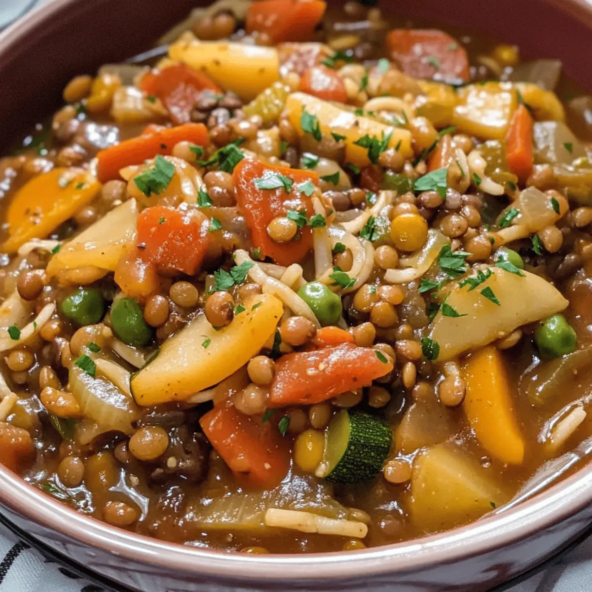 Crockpot Lentil & Vegetable Stew