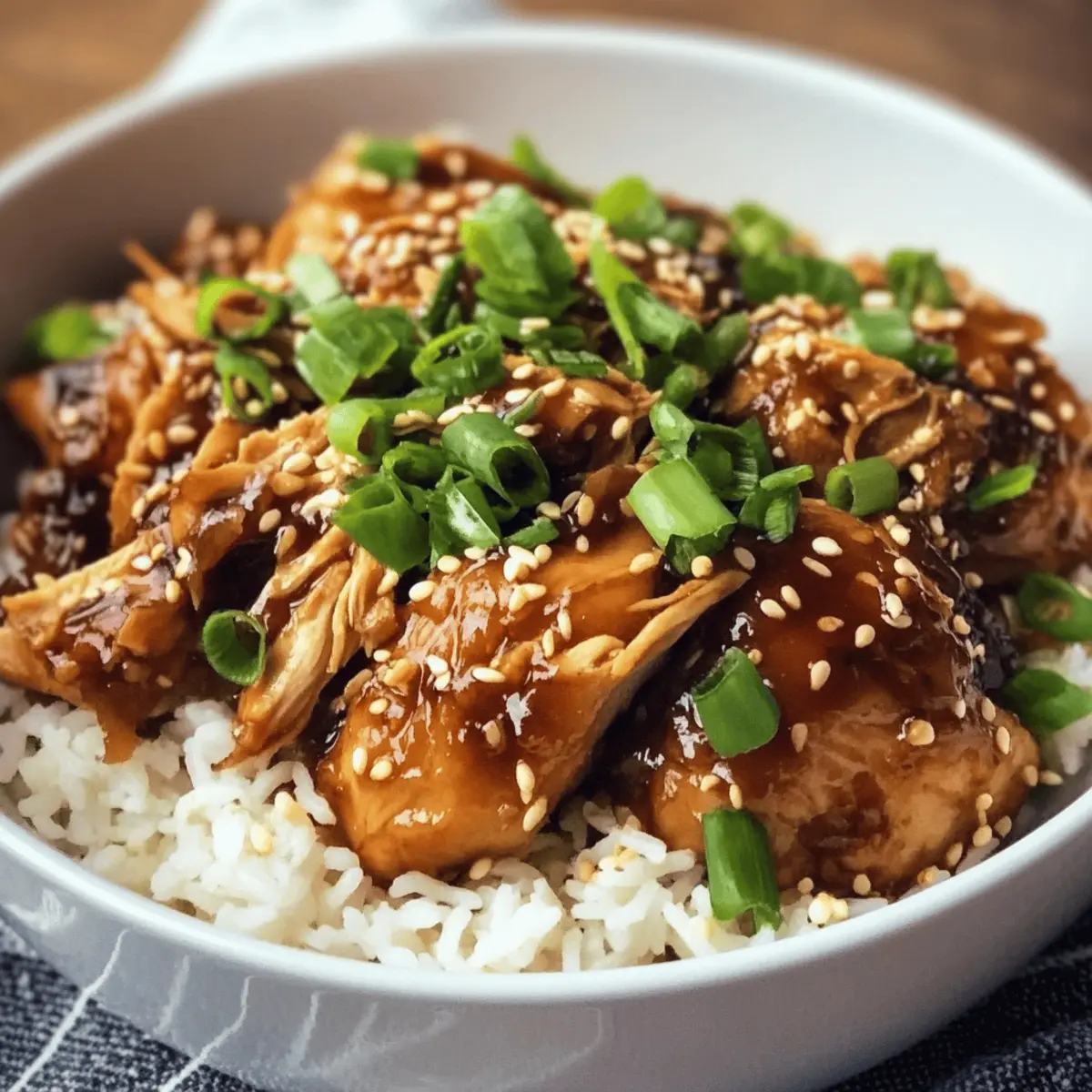 Crockpot Soy Honey Garlic Chicken