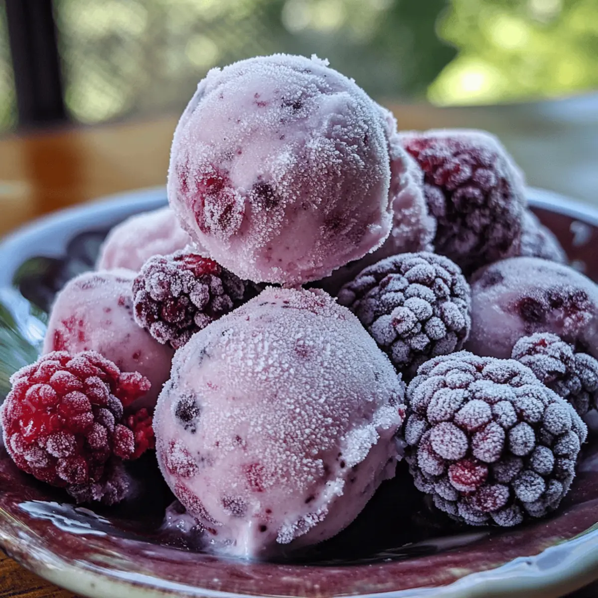 Frozen Yogurt Berry Bites