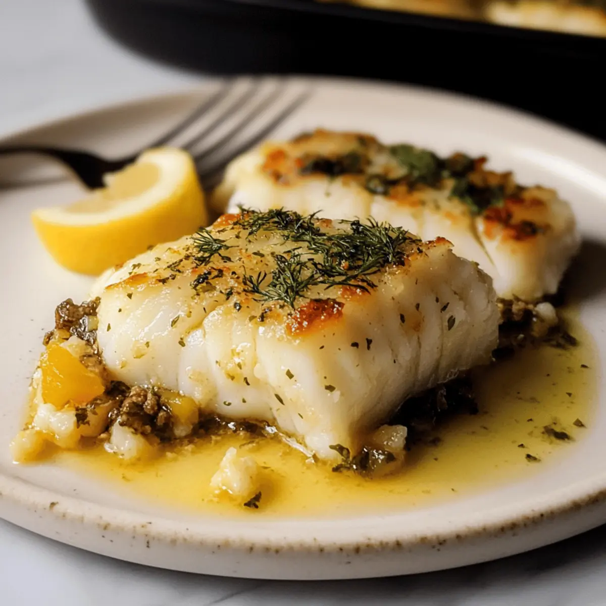 Lemon Dill Baked Cod