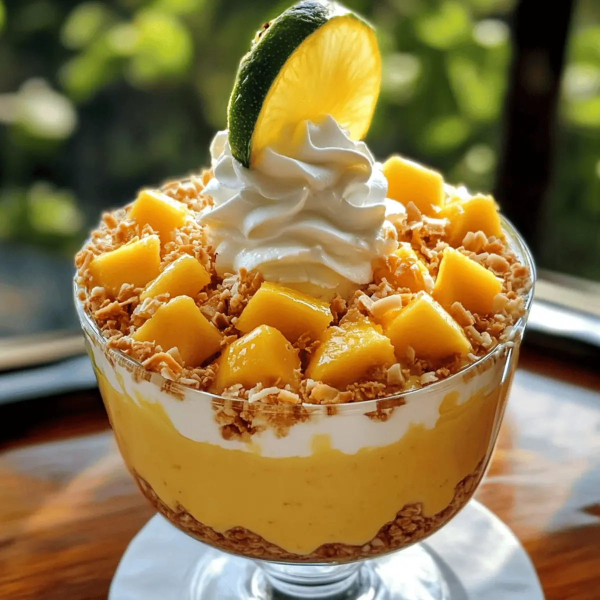 Mango & Coconut Yogurt Parfait