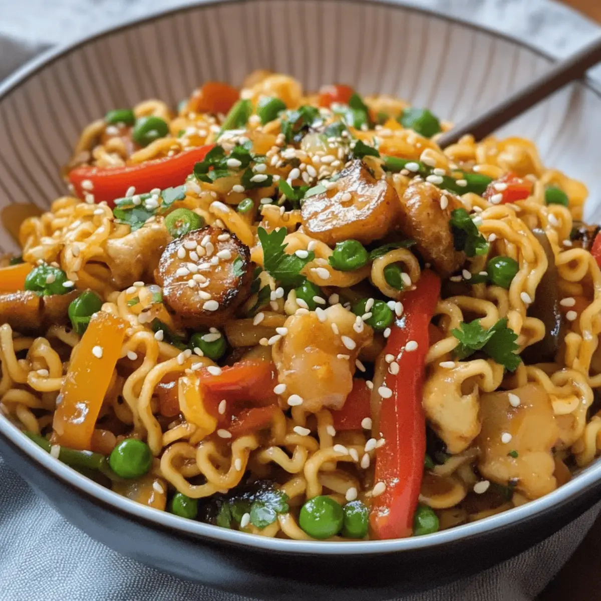 Ramen Noodle Stir Fry