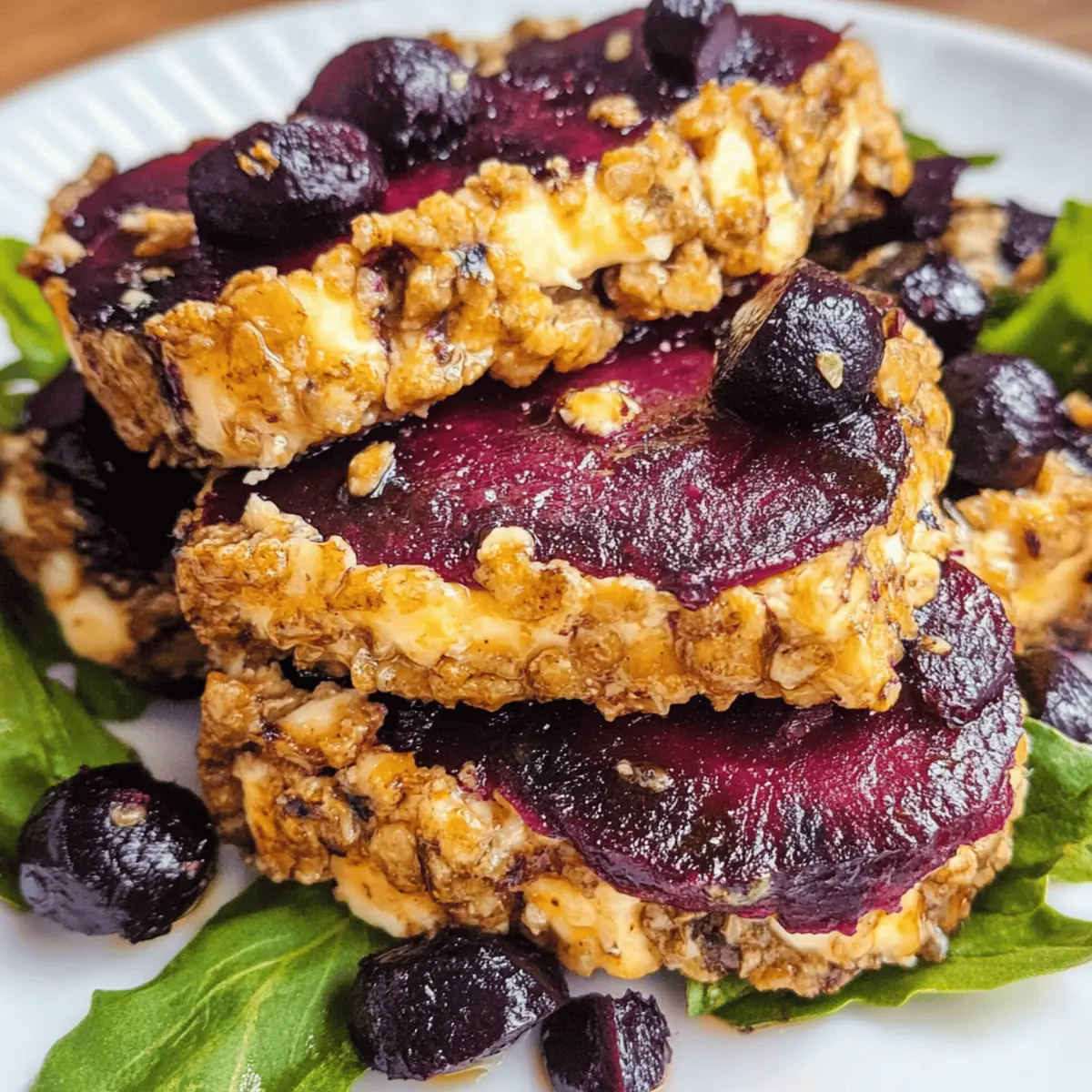Roasted Beet & Goat Cheese Salad