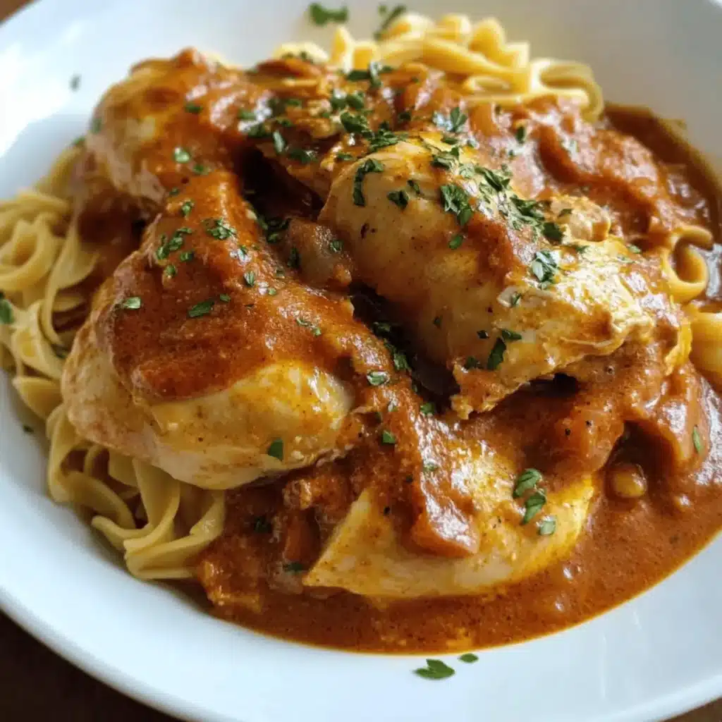 Slow Cooker Chicken Paprikash