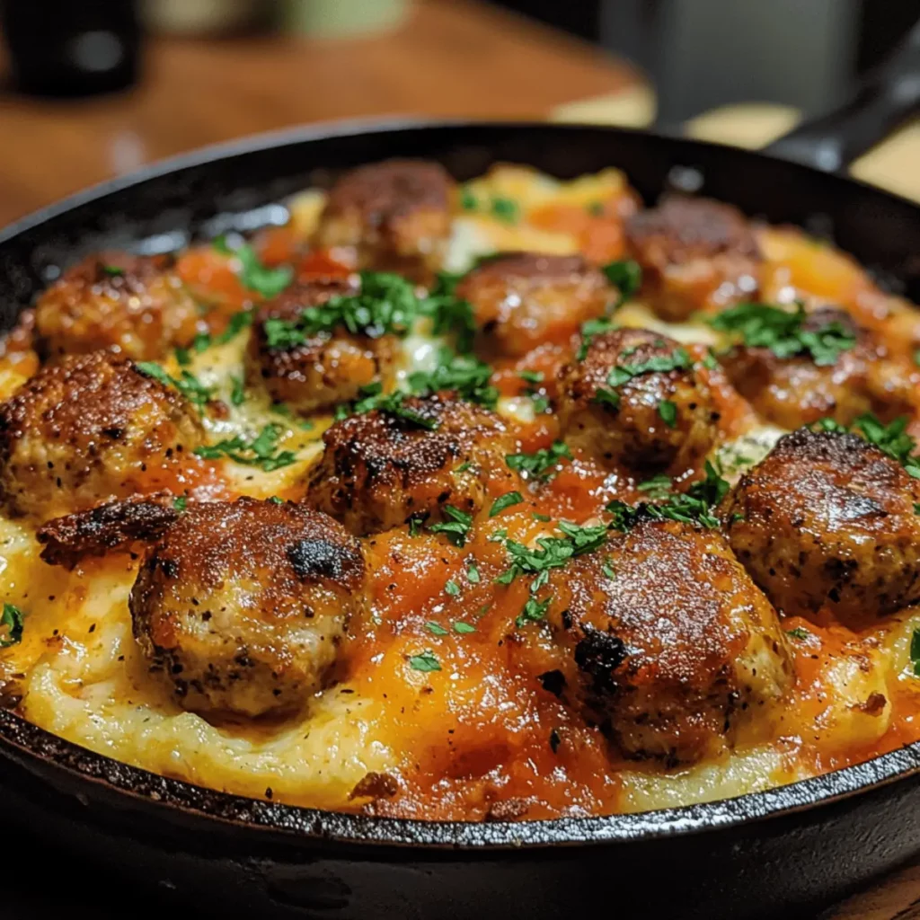Turkey Meatball Skillet