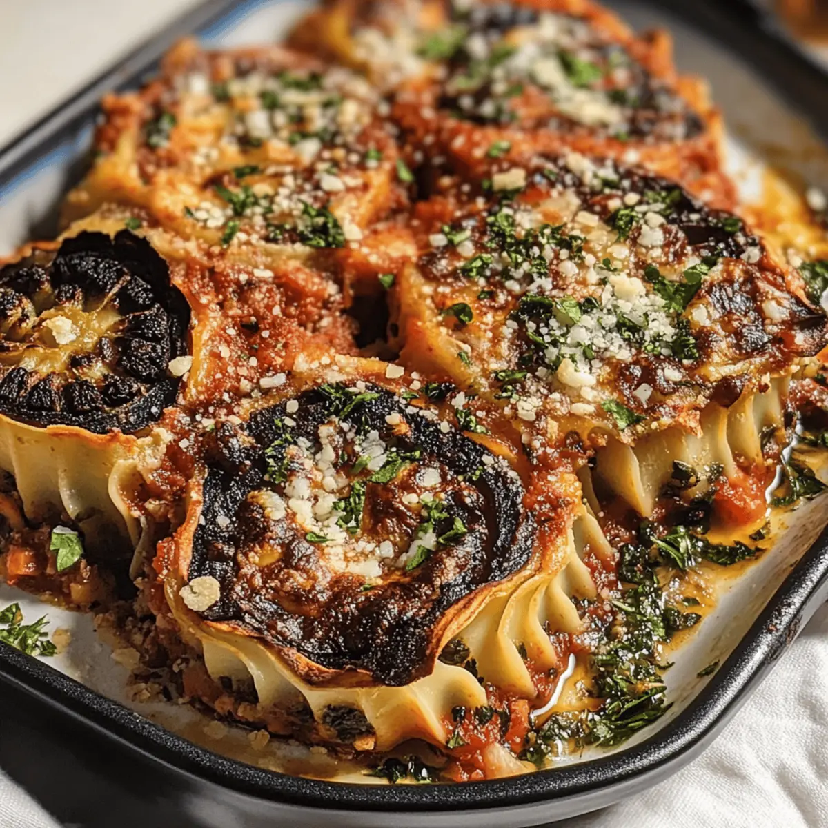 Vegetable Lasagna Roll-Ups
