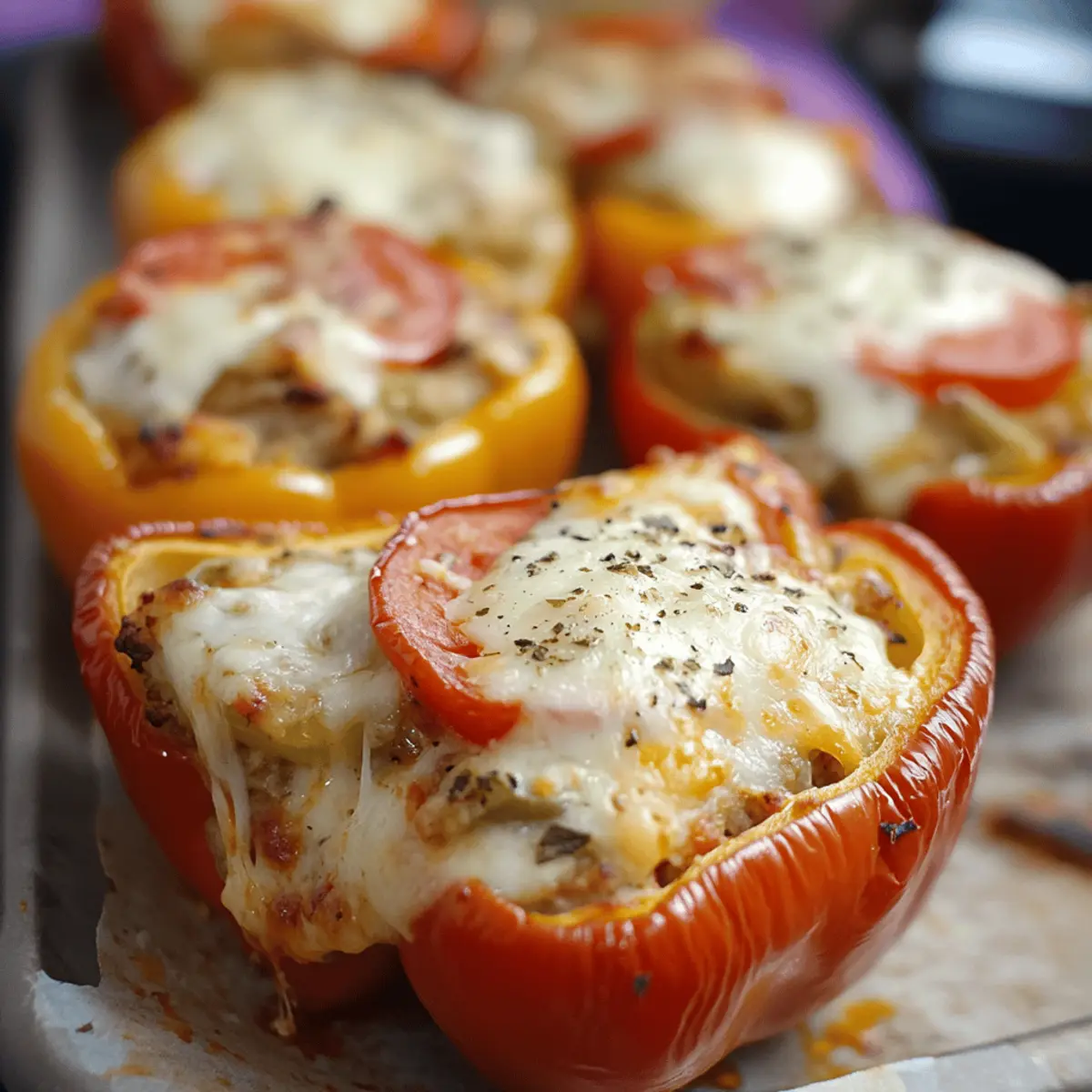 Vegetarian Stuffed Bell Peppers