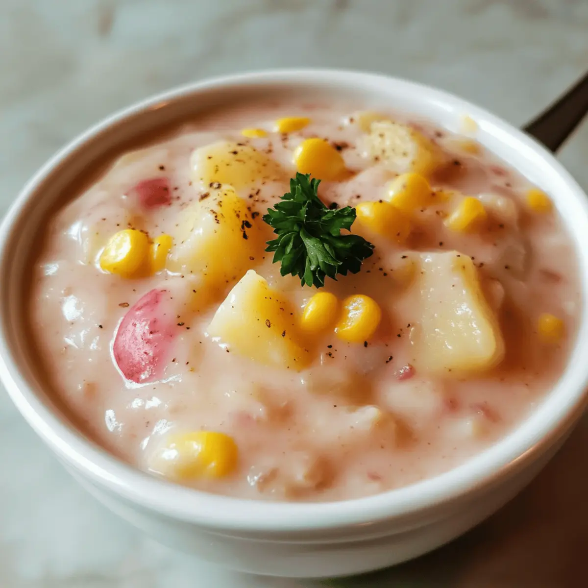 Crockpot Potato & Corn Chowder