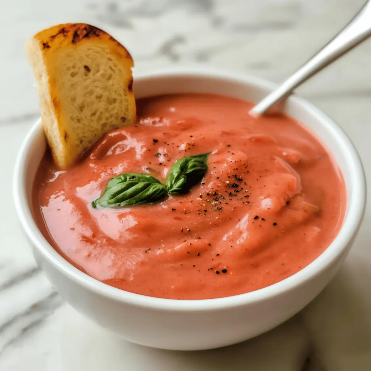 Creamy Tomato Basil Soup