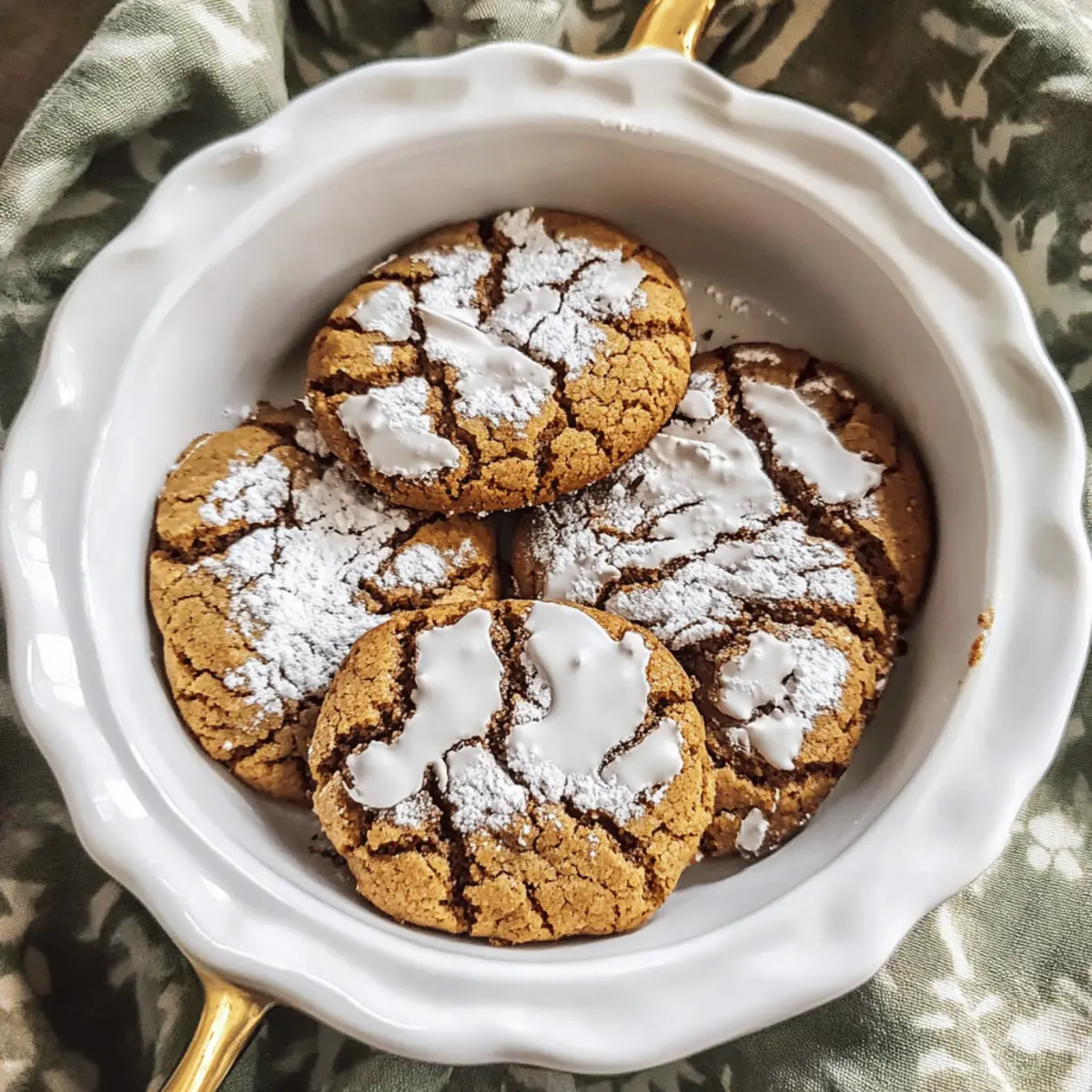 Christmas Chocolate Crinkle Cookies