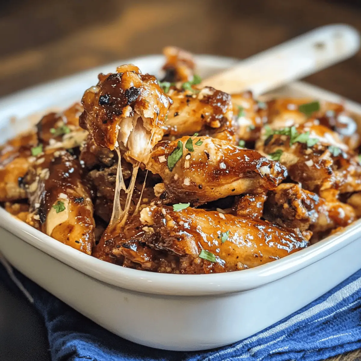 Honey Garlic Chicken Wings