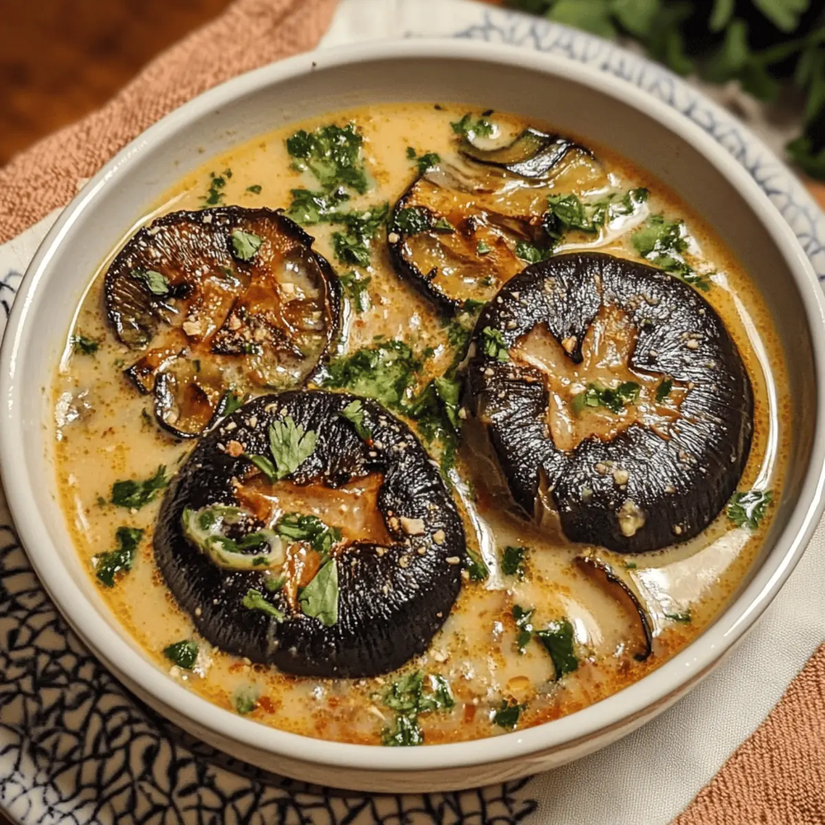 Thai Coconut Soup (Tom Kha)