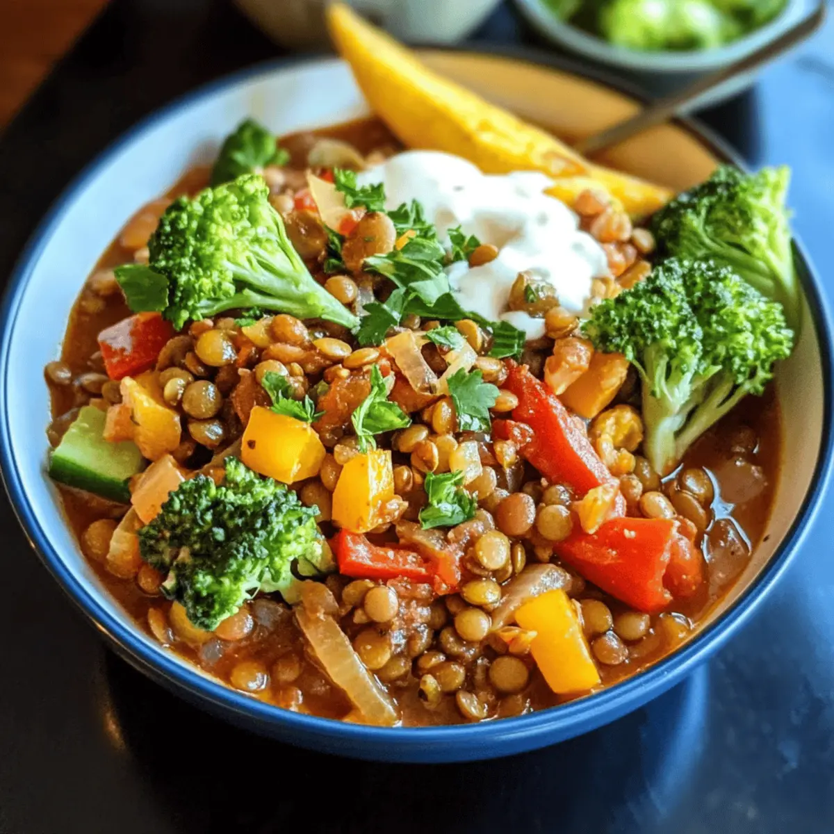 Lentil & Veggie Stir Fry