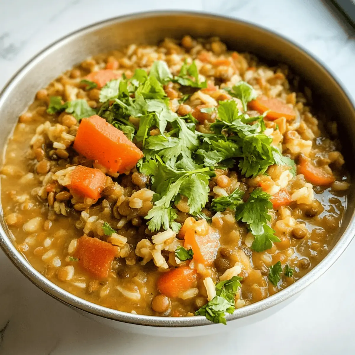 One-Pot Lentil and Rice Pilaf