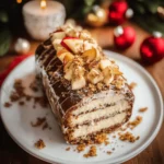 European Yule Log Cake