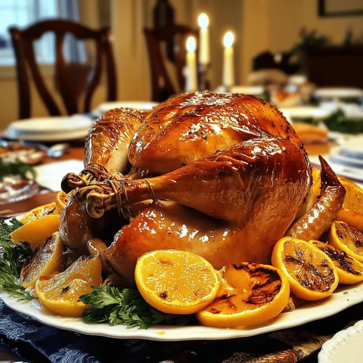 Roast Turkey with Citrus Glaze