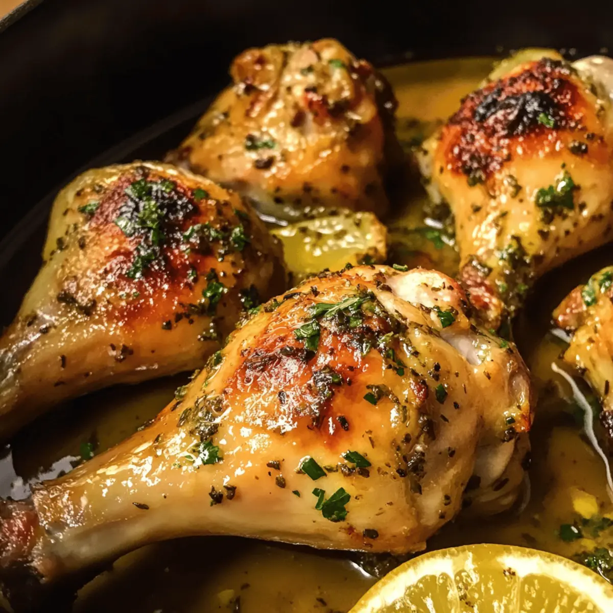 Herb Butter Roasted Turkey Drumsticks