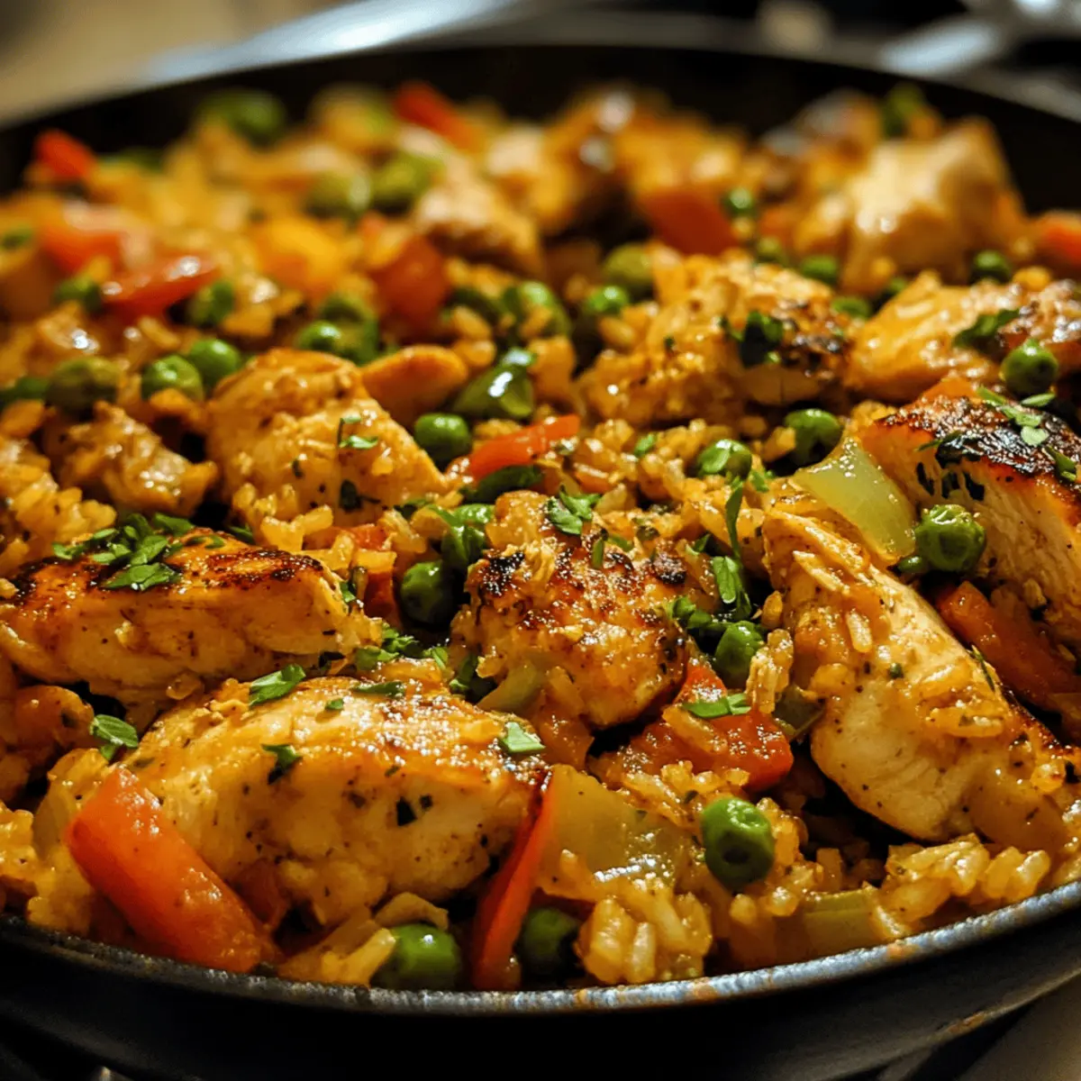 Chicken and Veggie Rice Skillet