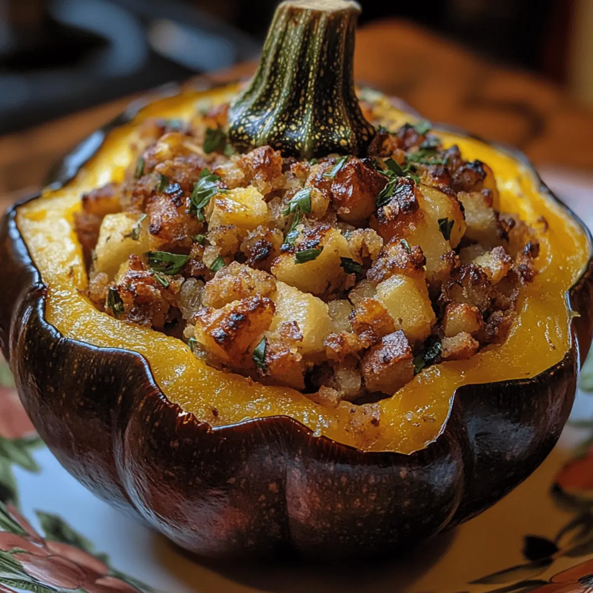 Thanksgiving Stuffed Acorn Squash