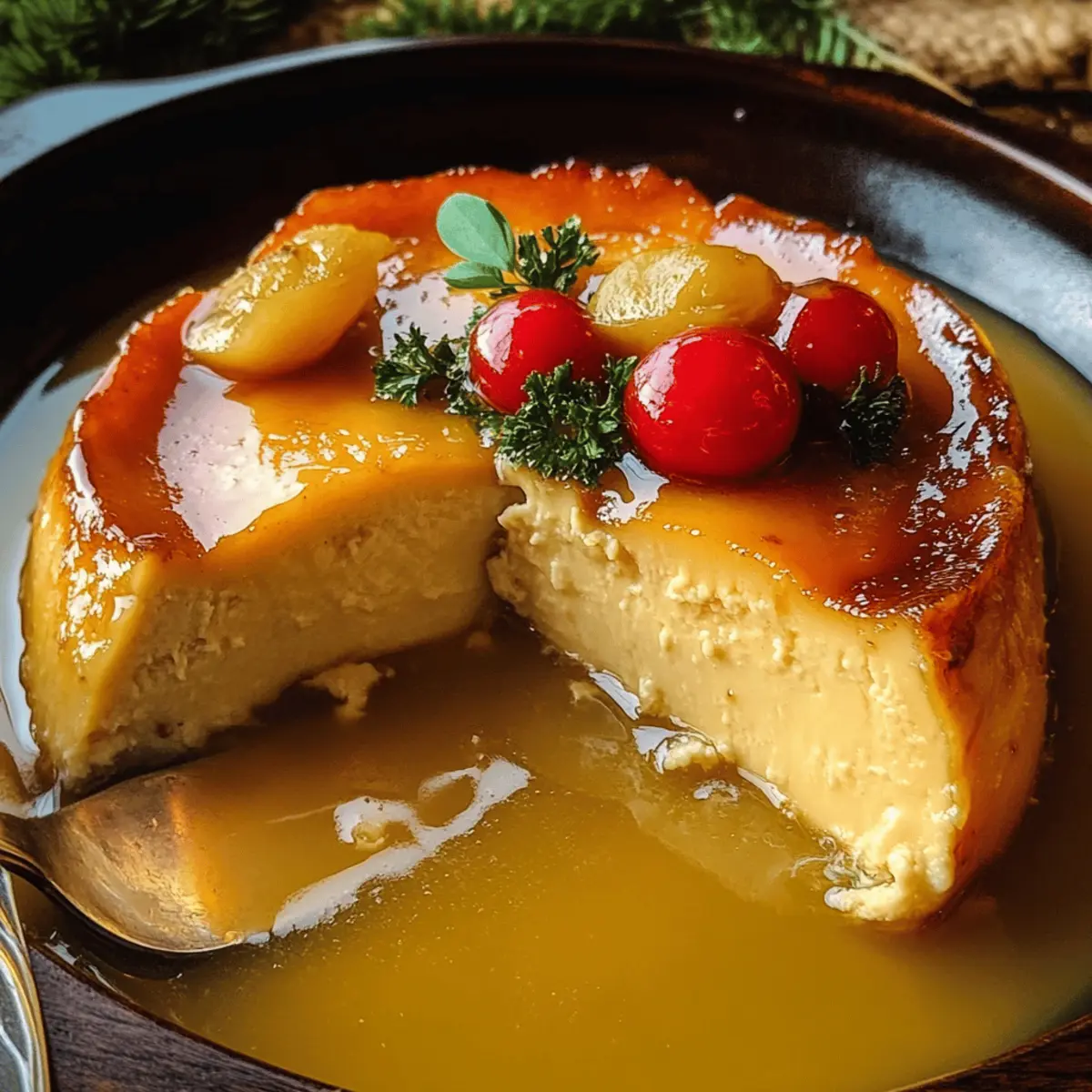 Philippine Noche Buena Leche Flan