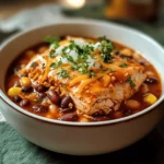 Crockpot Turkey Thigh Chili with Beans