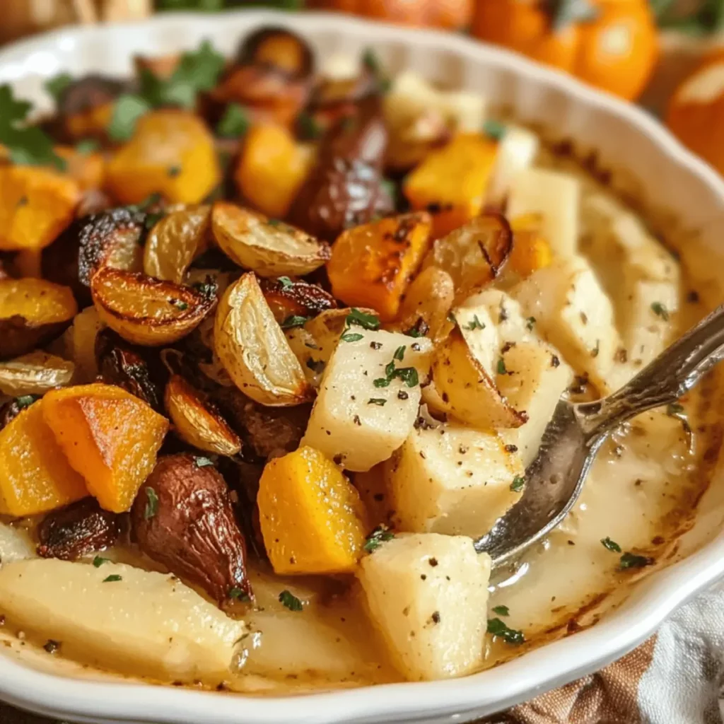 Thanksgiving Roasted Root Vegetables
