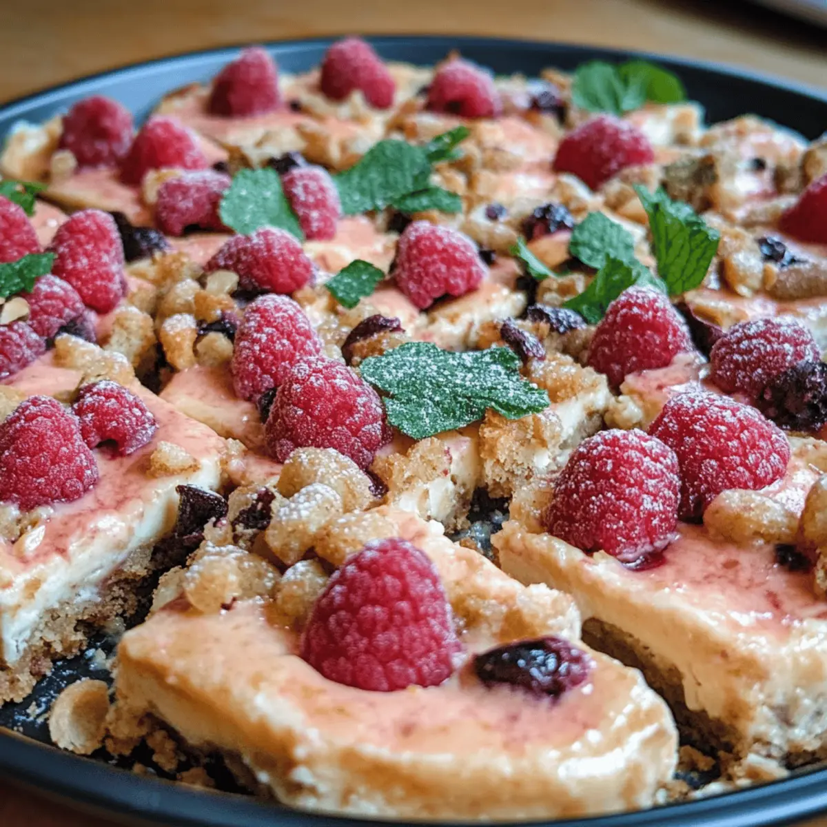 Raspberry Cheesecake Bars