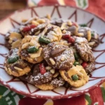 Christmas Chocolate Crinkle Cookies