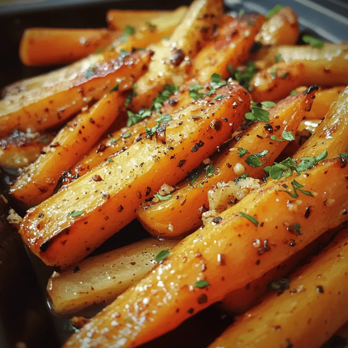 Maple Glazed Roasted Carrots